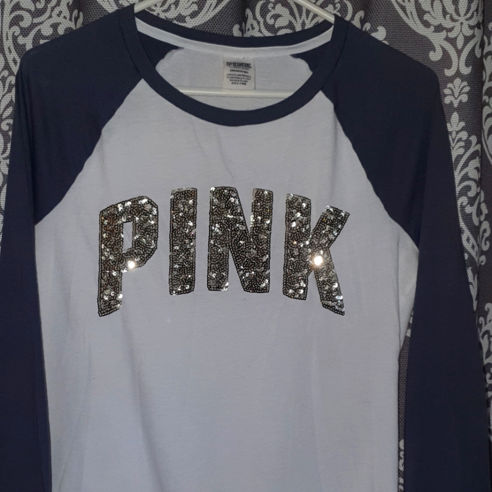 VS PINK Baseball T